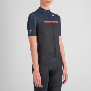 Sportful Pista W Jersey Black Galaxy Blue
