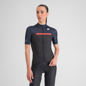 Sportful Pista W Jersey Black Galaxy Blue