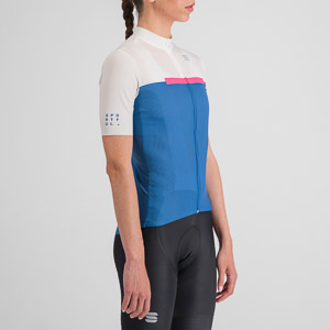 Sportful Pista W Jersey Blue Denim White