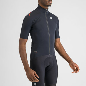SPORTFUL CYCLING FIANDRE PRO 2 JACKET SHORT SLEEVES BLACK