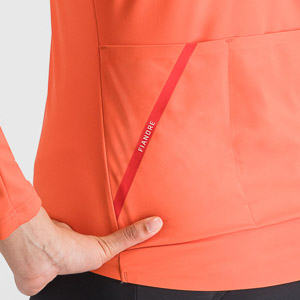 SPORTFUL CYCLING FIANDRE PRO 2 W JACKET LONG SLEEVES POMPELMO