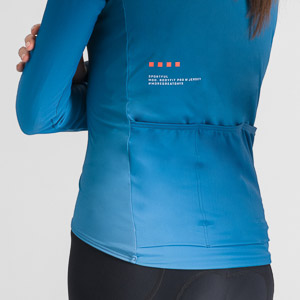SPORTFUL CYCLING BODYFIT PRO W THERMAL JERSEY TEAL BLU