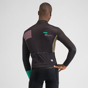 SPORTFUL CYCLING BREAKOUT SUPERGIARA THERMAL JERSEY BLACK HUCKLEBERRY OLIVE GREEN