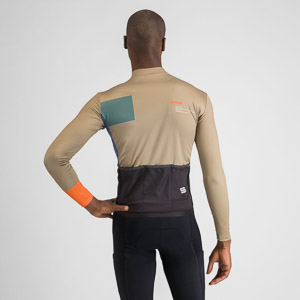 SPORTFUL CYCLING BREAKOUT SUPERGIARA THERMAL JERSEY OLIVE GREEN GALAXY BLUE ORAMGE