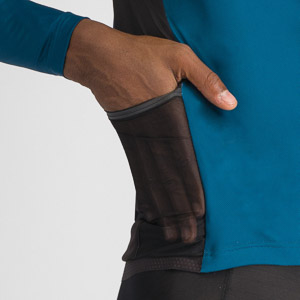 SPORTFUL CYCLING BREAKOUT SUPERGIARA THERMAL JERSEY TEAL BLU SHRUB GREEN BLACK
