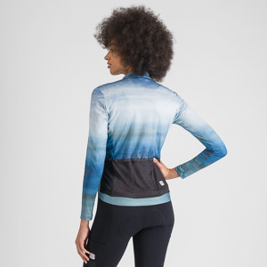 SPORTFUL CYCLING FLOW SUPERGIARA W THERMAL JERSEY BLUE VINTAGE