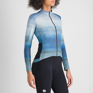 SPORTFUL CYCLING FLOW SUPERGIARA W THERMAL JERSEY BLUE VINTAGE