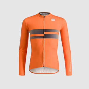 SPORTFUL CYCLING KID GRUPPETTO THERMAL JERSEY RED ORANGE