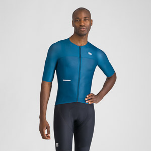 SPORTFUL CYCLING LIGHT JERSEY TEAL BLUE/NAVY