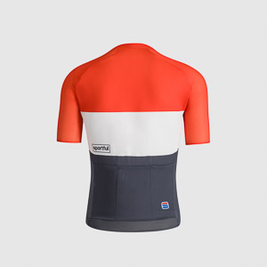 Sportful SUPERNOVA HERITAGE JERSEY HERITAGE BLUE WHITE RED YELLOW