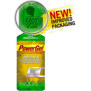 PowerBar PowerGel 41g Green Apple + caffeine