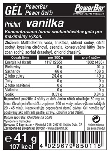 PowerBar PowerGel 41g Vanilla