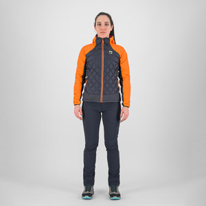 Karpos Lastei Active Plus W Jacket Vulcan/Vibrant Orange