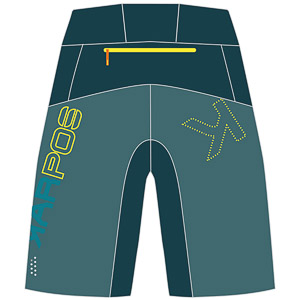 Karpos Rapid Baggy Short Refl.Pond/Hydro/Yellow Fluo