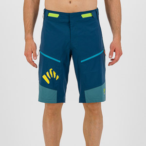 Karpos Rapid Baggy Short Refl.Pond/Hydro/Yellow Fluo