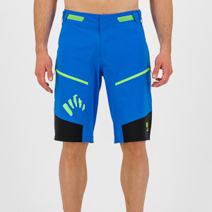 Karpos Rapid Baggy Short Indigo B./Black/Green Fluo