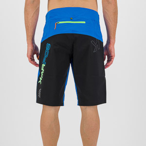 Karpos Rapid Baggy Short Indigo B./Black/Green Fluo