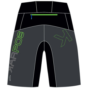 Karpos Rapid Baggy Short Black/Dark Grey/Green Fluo