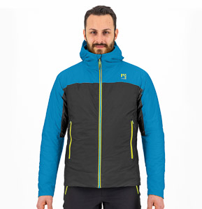 KARPOS VINSON JACKET BLACK/BLUE JEWEL