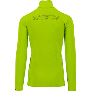 KARPOS PIZZOCCO HALF ZIP LIME GREEN