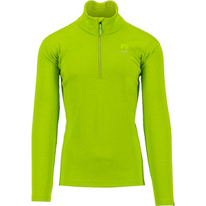 KARPOS PIZZOCCO HALF ZIP LIME GREEN