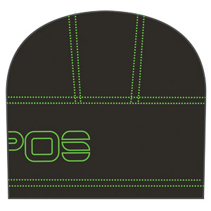 Karpos Alagna Gore® Windstopper® Cap Black/Green Fluo