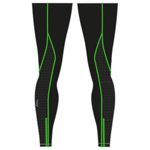 Karpos Leg Warmers Black/Green Fluo