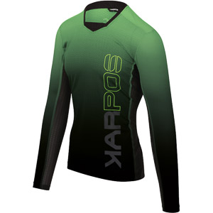 Jump Jersey Ls Black/Green Fluo