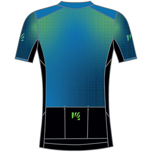 Karpos Jump Jersey Print 1 Indigo B./Black/Green