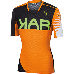 Verve Tee Orange Fluo/Black