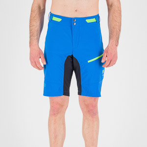 Karpos Val Viola Short Indigo B./Black/Green Fluo