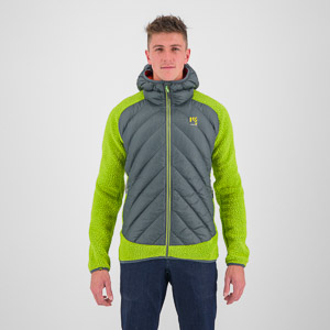 KARPOS MARMAROLE TECH JACKET DARK SLATE/LIME GREEN