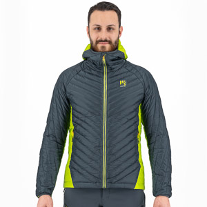 KARPOS SAS PLAT JACKET DARK SLATE/LIME GREEN