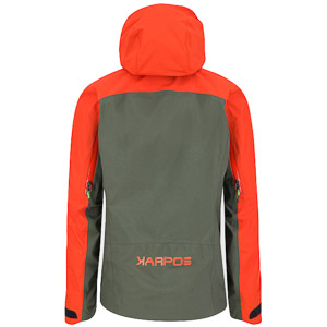 Karpos Midi Shell Jacket Thyme/Spicy Orange