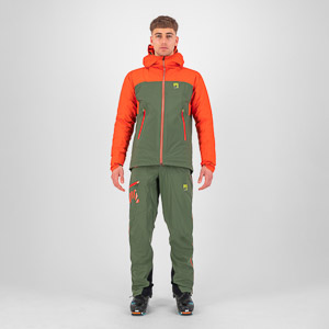 Karpos Valsesia Shell Jacket Thyme/Spicy Orange