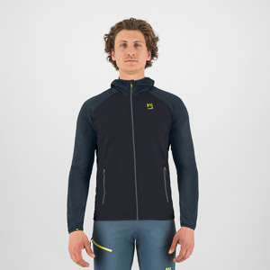 KARPOS AMBRIZZOLA FULL-ZIP HOODIE VULCAN/DARK SLATE