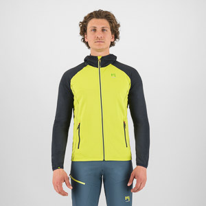 KARPOS AMBRIZZOLA FULL-ZIP HOODIE PRIMROSE/VULCAN