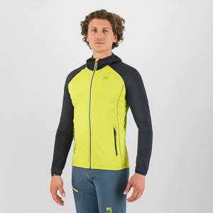 KARPOS AMBRIZZOLA FULL-ZIP HOODIE PRIMROSE/VULCAN