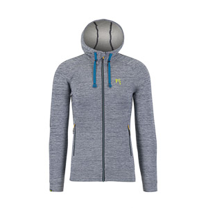 Karpos Easyfrizz Full-Zip Hoodie Outer Space Melange