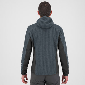 Karpos Rocchetta Hoodie Fleece Dark Slate/Black