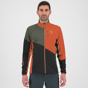 Karpos Federa Full-Zip Fleece Black Sand/Thyme/Spicy Orange