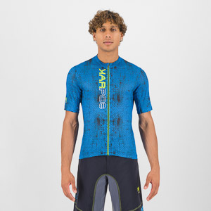 KARPOS VAL VIOLA JERSEY INDIGO B./GREEN FLUO