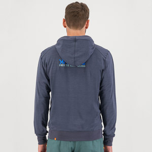 Karpos Coppolo Merino Full Zip Hoodie Ombre Blue