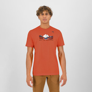 KARPOS AMBRETTA T-SHIRT SCARLET IBIS