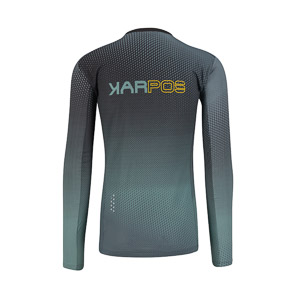 Karpos Val Di Dentro Jersey Ls Black/North Atlantic/Lemon Cur