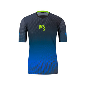 Val Di Dentro Tee Black/Indigo B./Green Fluo