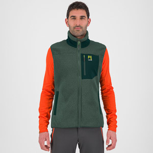 Karpos 80’S Fleece Vest Jungle Green/Forest