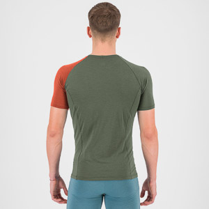 Karpos Dinamico Merino 130 T-Shirt Thyme/Spicy Orange