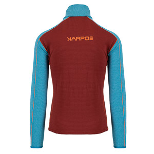KARPOS AMBRIZZOLA FULL-ZIP POMEGRANADE/LARKSPUR