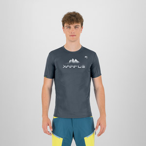 KARPOS LOMA EVO PRINT T-SHIRT DARK SLATE